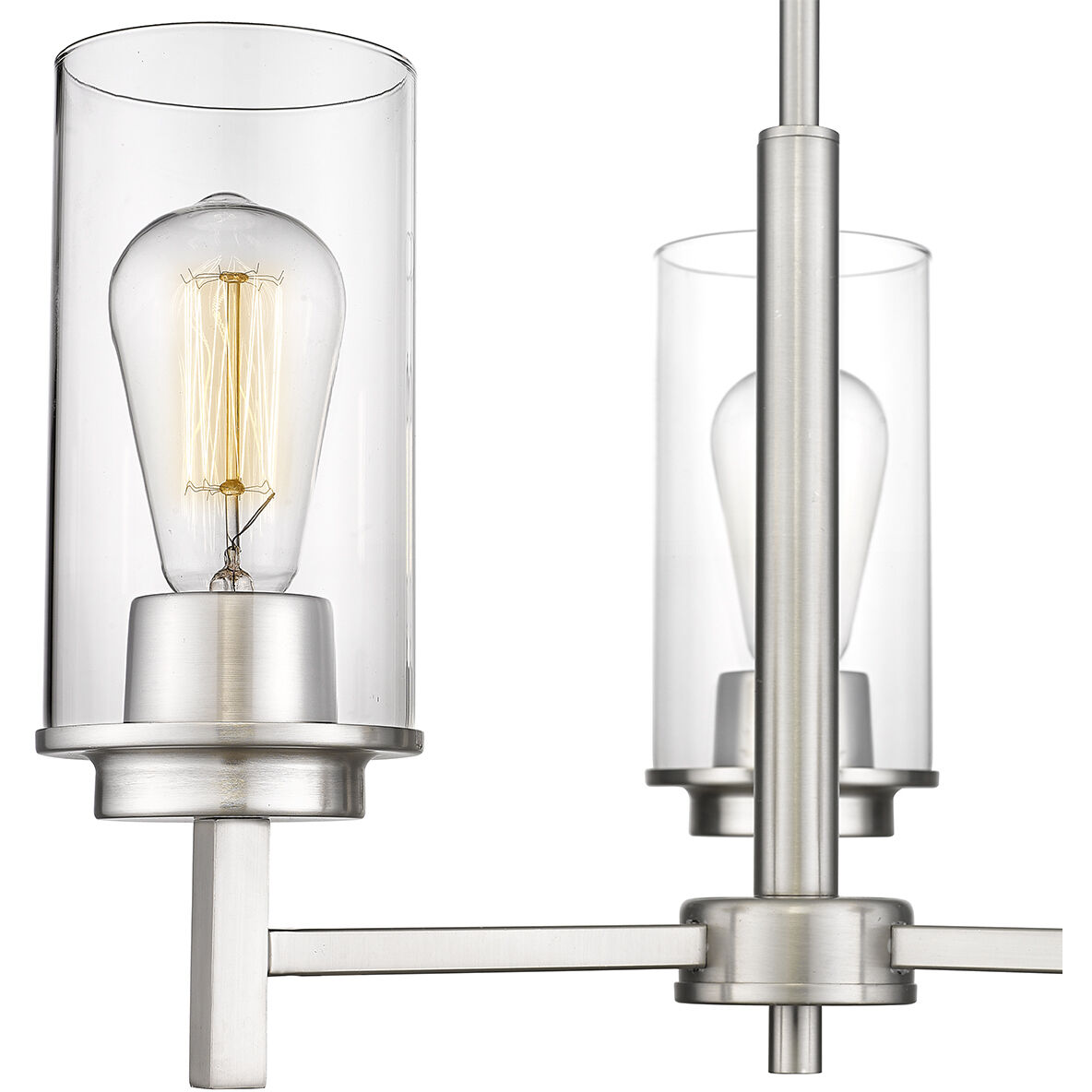 Janna 3 Light 18 inch Brushed Nickel Chandelier Ceiling Light